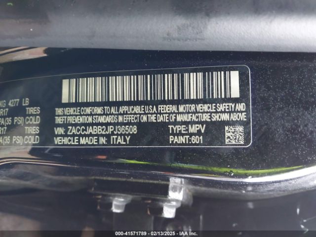 ZACCJABB2JPJ36508 Jeep Renegade Latitude Fwd