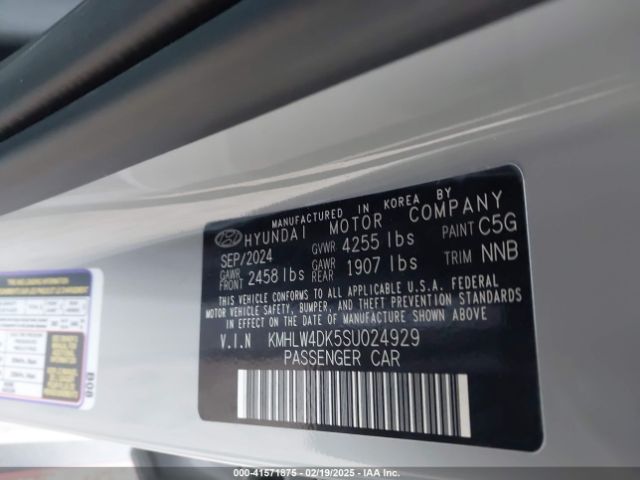 KMHLW4DK5SU024929 Hyundai ELANTRA N