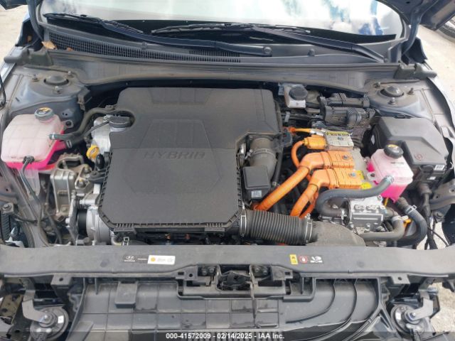 KMHLM4DJXRU093428 Hyundai Elantra Hybrid Blue