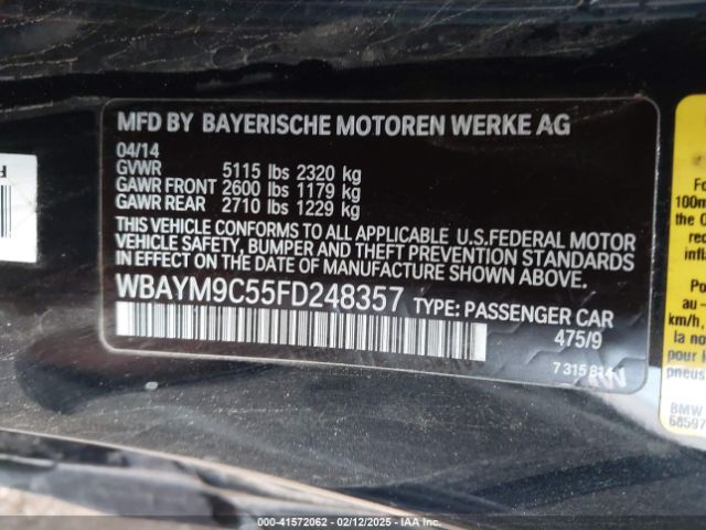 2015 BMW 650I WBAYM9C55FD248357 Photo 8