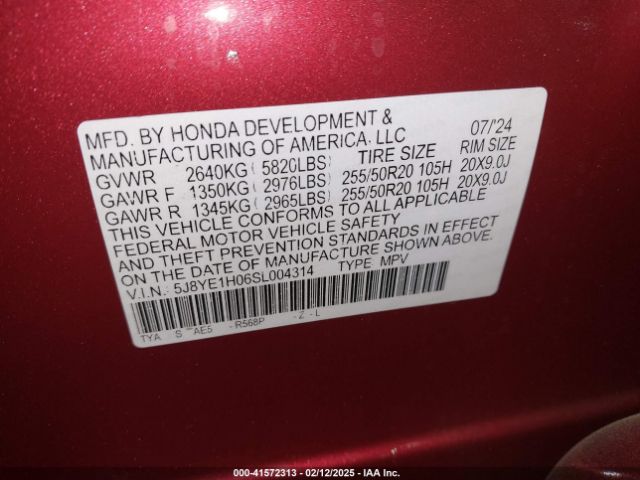 5J8YE1H06SL004314 Acura MDX A-SPEC