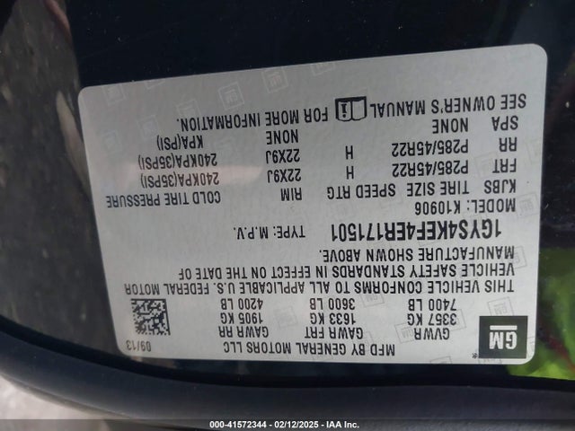 2014 CADILLAC ESCALADE ESV 1GYS4KEF4ER171501 Photo 8