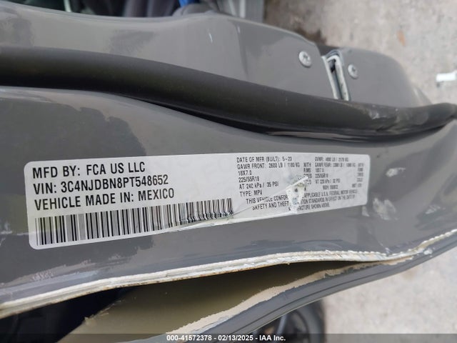 3C4NJDBN8PT548652 Jeep Compass Altitude 4x4