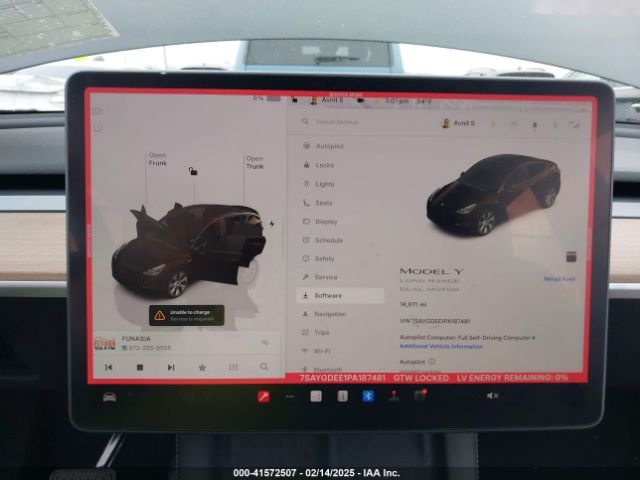 7SAYGDEE1PA187481 Tesla Model Y