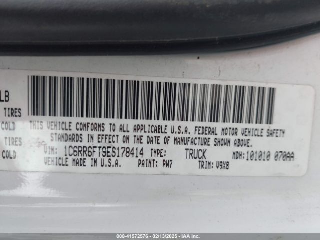 1C6RR6FT9ES178414 RAM 1500 Tradesman
