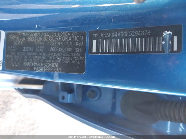 KIA FORTE LX 2015 KNAFX4A60F5294878 Image 9