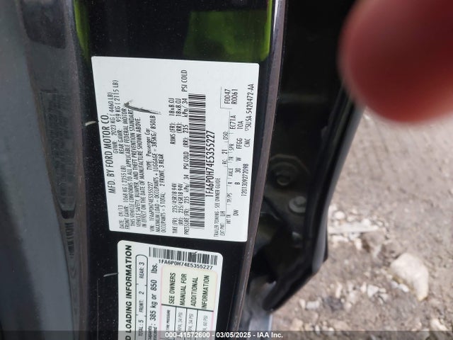 Aukcja sprzedaży 2014 Ford Fusion Se, vin: 1FA6P0H74E5355227, numer aukcji: 41572600