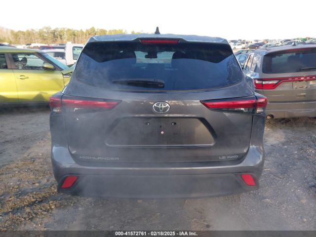 5TDKDRBH2PS039426 Toyota Highlander Le