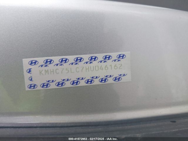 KMHC75LC7HU046162 Hyundai Ioniq Hybrid Sel