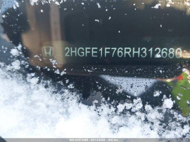 2HGFE1F76RH312680 Honda CIVIC EX