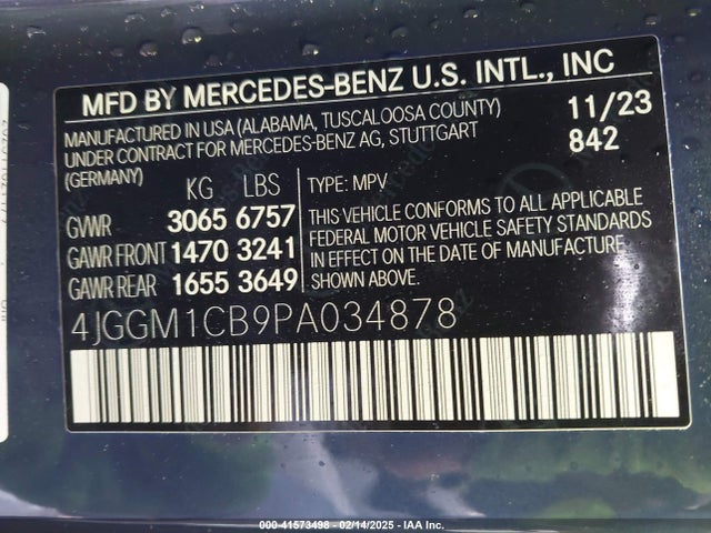 2023 MERCEDES-BENZ EQE 350 SUV 4JGGM1CB9PA034878 Photo 8