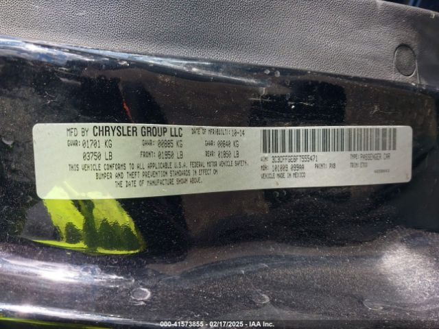 2015 FIAT 500E 3C3CFFGE6FT555471 Photo 8