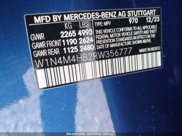 2024 MERCEDES-BENZ GLB 250 W1N4M4HB2RW356777 Photo 8