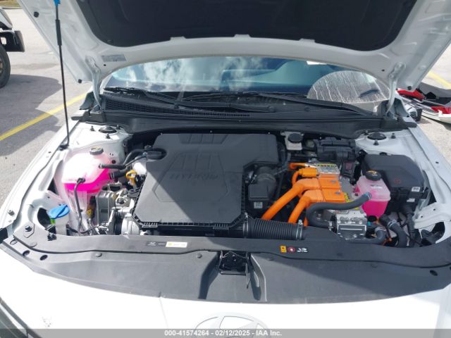 KMHLM4DJ4RU118310 Hyundai Elantra Hybrid Blue