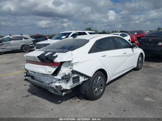 KMHLM4DJ4RU118310 Hyundai Elantra Hybrid Blue