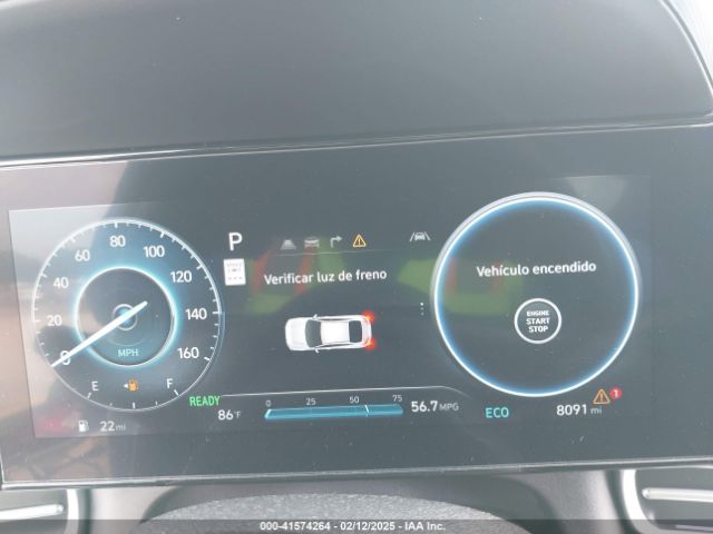 KMHLM4DJ4RU118310 Hyundai Elantra Hybrid Blue