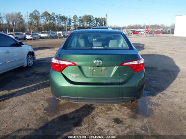 2T1BURHE6GC568559 Toyota COROLLA LE