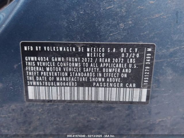 3VWN57BU8LM064883 Volkswagen Jetta