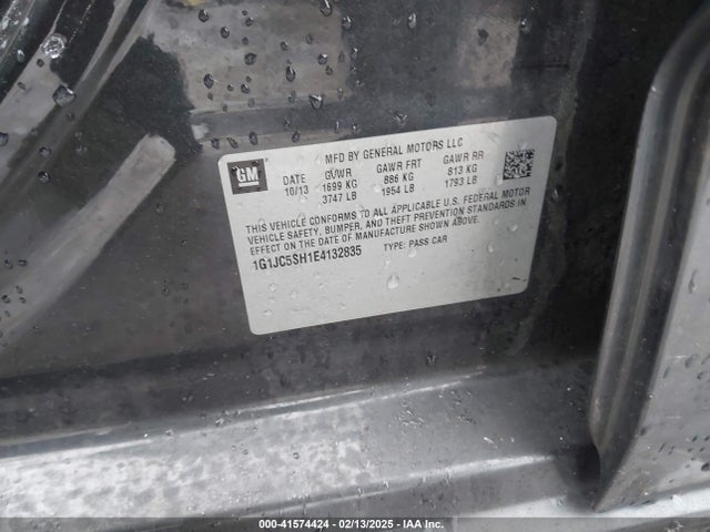 1G1JC5SH1E4132835 Chevrolet Sonic Lt Auto