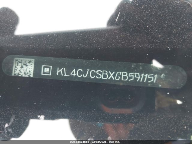 KL4CJCSBXGB591151 Buick Encore Leather