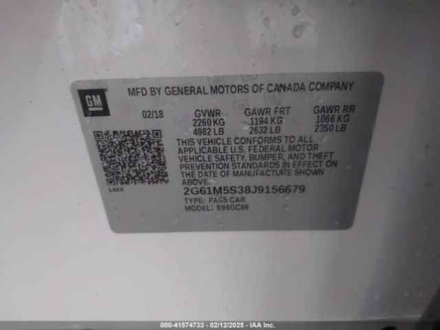 2G61M5S38J9156679 Cadillac XTS LUXURY