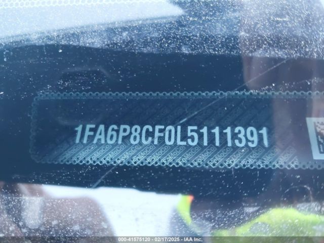 1FA6P8CF0L5111391 Ford Mustang Gt Premium Fastback