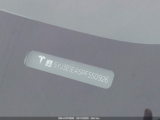 5YJ3E1EA5PF550926 Tesla Model 3 Rear-wheel Drive