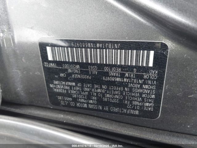 JN1BJ1AW1NW680979 Nissan Rogue Sport S Awd Xtronic Cvt