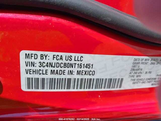 3C4NJDCB0NT161451 Jeep Compass (red) Edition 4x4