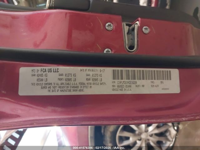 1C4PJMDB3HD216220 Jeep Cherokee Limited 4x4
