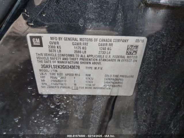 2GKFLSEK2G6343678 GMC Terrain Sle-1
