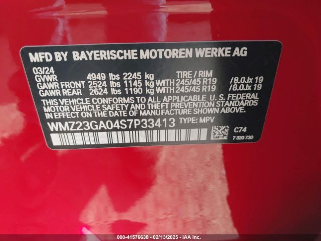 2025 MINI COUNTRYMAN WMZ23GA04S7P33413 Photo 8
