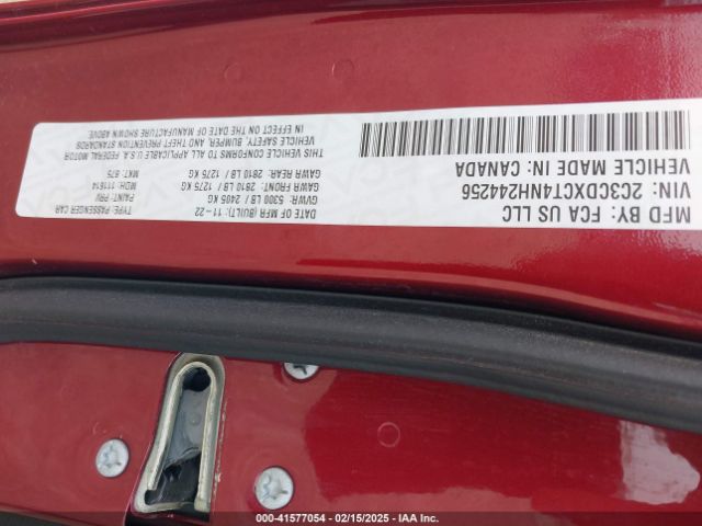 2C3CDXCT4NH244256 Dodge CHARGER R/T