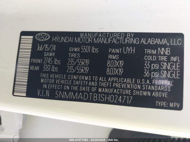 5NMMADTB1SH024717 Genesis Gv70 2.5t Awd