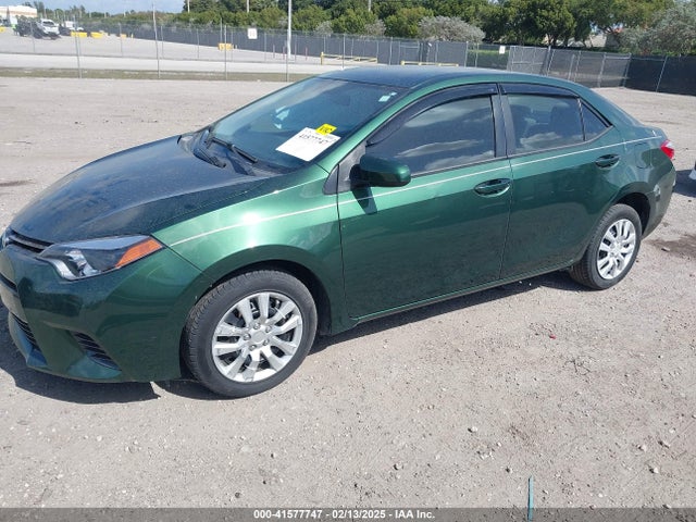 2T1BURHE1GC703852 Toyota COROLLA LE