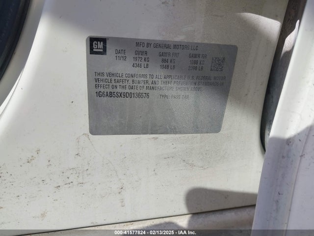 2013 CADILLAC ATS 1G6AB5SX9D0136576 Photo 8