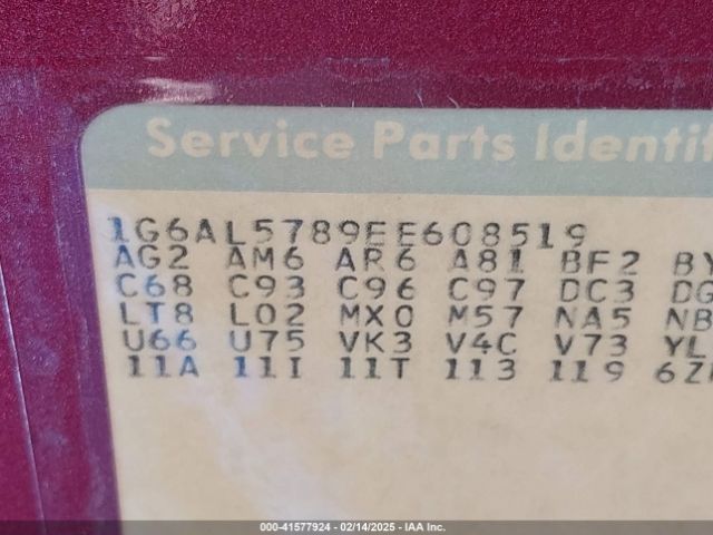 1984 CADILLAC ELDORADO 1G6AL5789EE608519 Photo 8