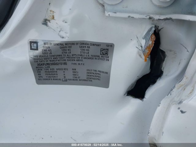 2GKFLRE36G6215185 GMC Terrain Denali