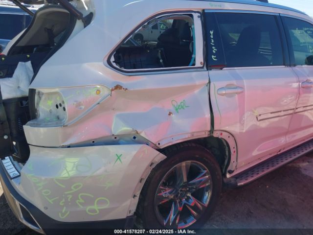5TDDZRFH0KS969404 Toyota Highlander Limited Platinum