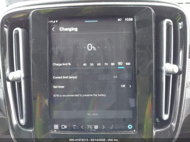 YV4ED3UR7M2564563 Volvo Xc40 Recharge Pure Electric P8