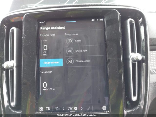 YV4ED3UR7M2564563 Volvo Xc40 Recharge Pure Electric P8