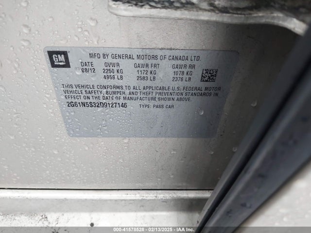 2013 CADILLAC XTS 2G61N5S32D9127146 Photo 8