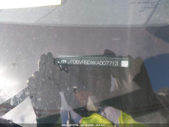 JTDBVRBDXKA007713 Toyota Mirai