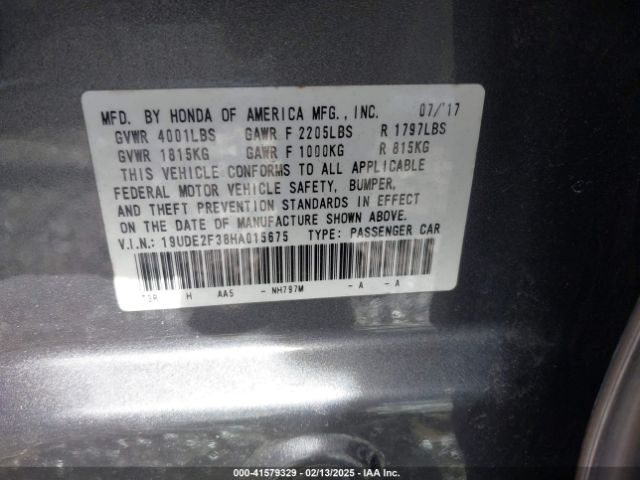 19UDE2F38HA015675 Acura Ilx Acurawatch Plus Package