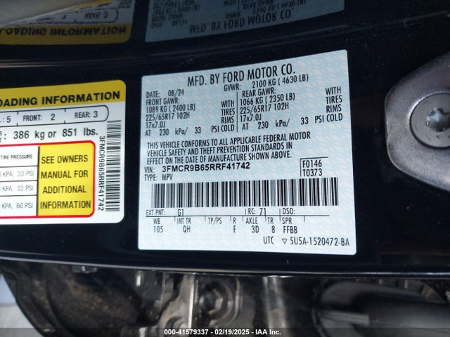 Ford dragon 2024 3FMCR9B65RRF41742 Image 19