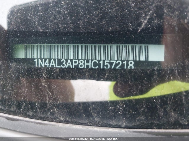 1N4AL3AP8HC157218 Nissan Altima 2.5 Sr