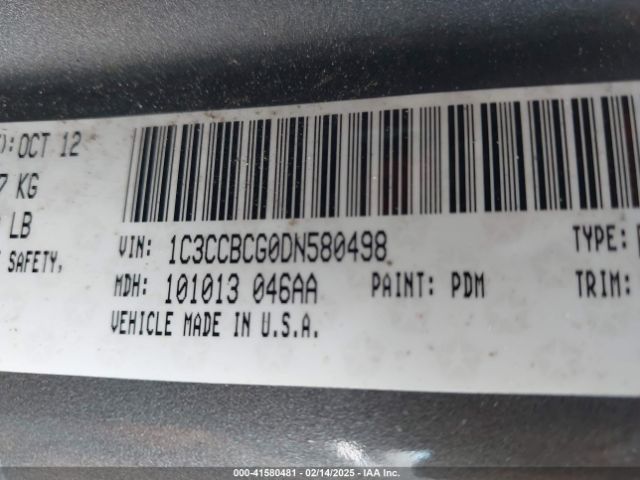 2013 CHRYSLER 200 1C3CCBCG0DN580498 Photo 8