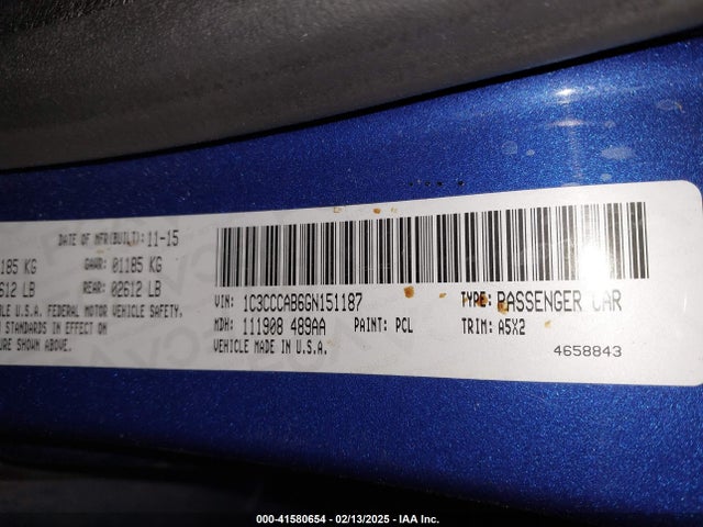 Chrysler 200 Limited 2016 1C3CCCAB6GN151187 Image 9