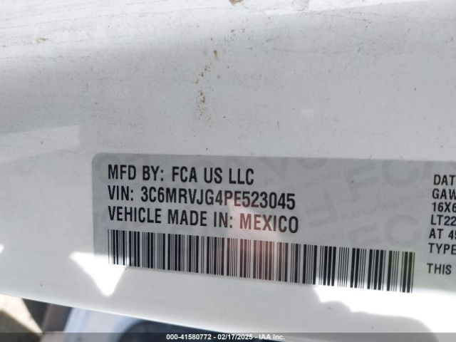 2023 RAM PROMASTER 3500 3C6MRVJG4PE523045 Photo 8