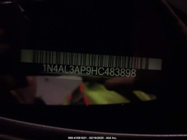 1N4AL3AP9HC483898 Nissan Altima 2.5 Sv
